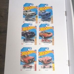 Assorted Hot Wheels Cars Bundle ( Mazda,Honda, Nissan,Datsun, BMW, Volvo)